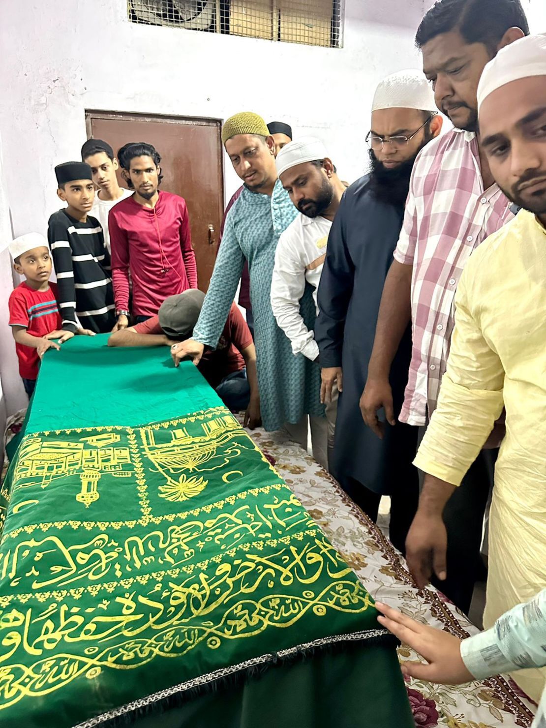 アスファンさんの遺体は3月にインドに戻ってきた/Mohammed Imran