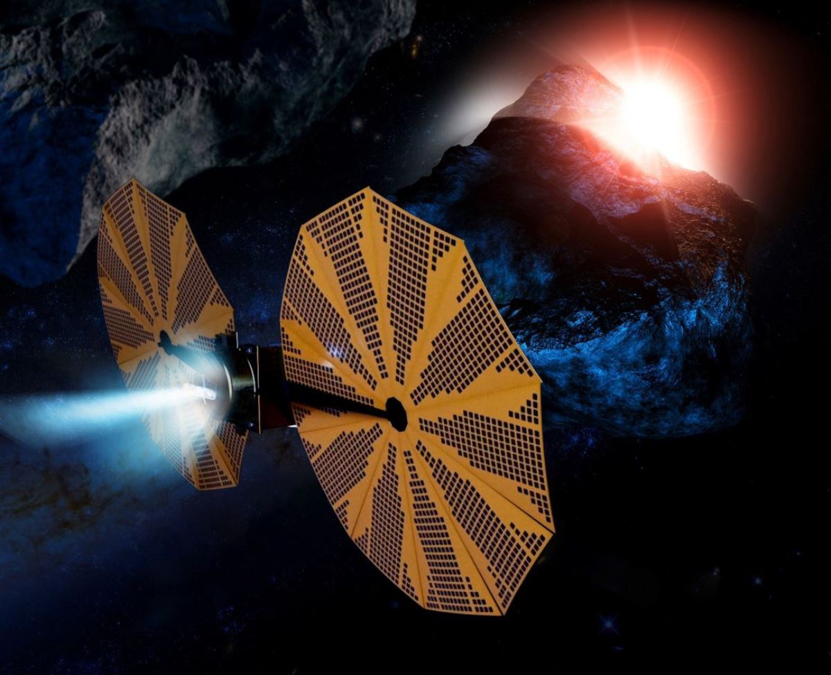 アラブ首長国連邦(UAE)は2028年に小惑星帯を探査する計画を明らかにしている/UAE Space Agency/AP
