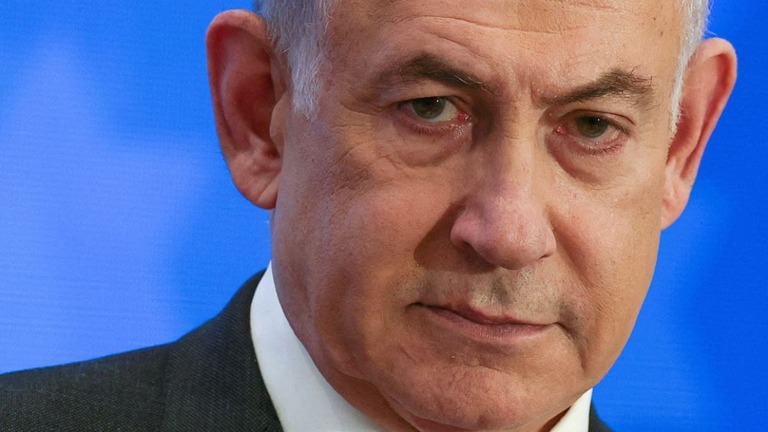 イスラエルのネタニヤフ首相/Ronen Zvulun/Reuters/File