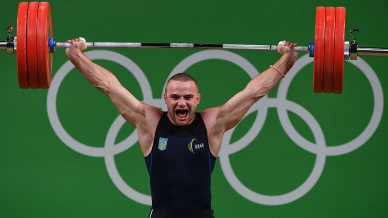 ２０１６年のリオ五輪に出場したオレクサンドル・ピエリエシェンコ氏/Goh Chai Hin/AFP/Getty Images