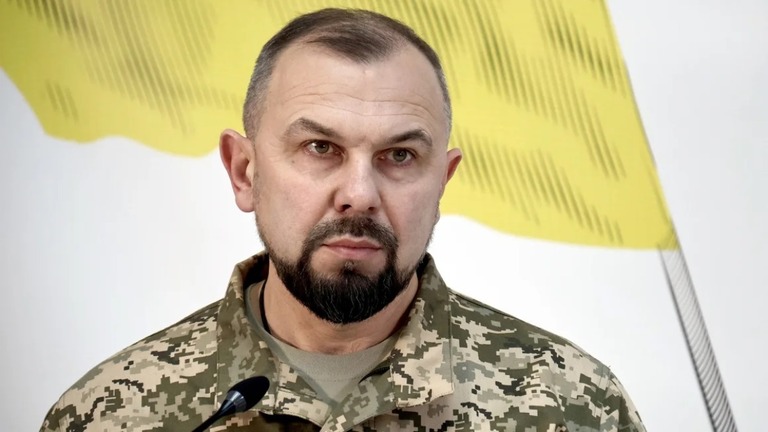 解任されたウクライナ国家警護部隊トップのセルヒー・ルディ氏/Eugen Kotenko/Ukrinform/Future Publishing/Getty Images