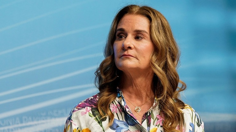 ビル・アンド・メリンダ・ゲイツ財団の共同議長、メリンダ・ゲイツ氏/Elizabeth Frantz/Reuters