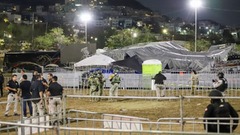 強風で選挙集会のステージ崩れる、９人死亡　メキシコ