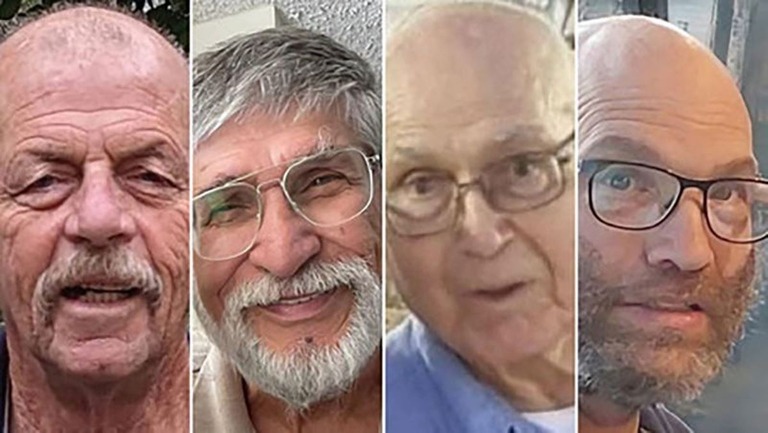 イスラエル軍が人質の男性４人について「もはや生存していない」と家族に通知したことがわかった/Families of the hostages/Bring Them Home Now via Reuters