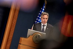ガザでの戦争犯罪、「独自に評価」　米国務長官