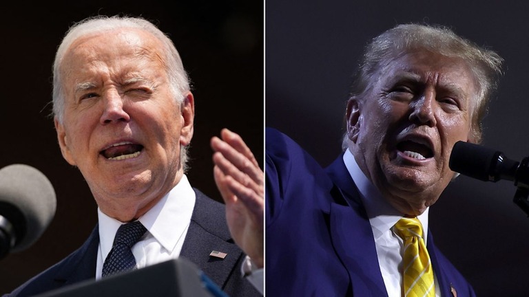 ＣＮＮが主催する米大統領選テレビ討論会への参加資格達成の締め切りが２０日に迫る/AFP/Getty Images
