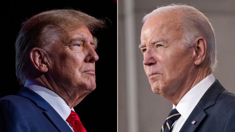 今回の大統領選の討論会は、米国史上例を見ない重大な結果をもたらす可能性がある/Getty Images