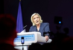フランスのウクライナ支援、極右政党から首相誕生なら抑制　ルペン氏が明言