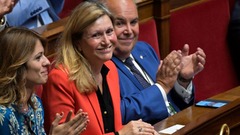 仏国民議会議長選、マクロン氏率いる与党連合の議員が再選