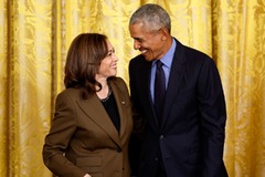オバマ夫妻、米大統領選でのハリス氏支持を表明