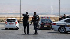 イスラエルの民間人３人が銃撃で死亡　パレスチナとヨルダンの境界