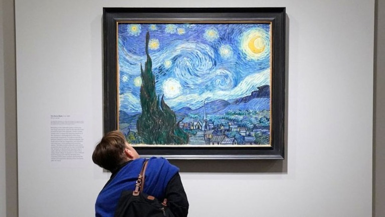 ゴッホの「星月夜」の渦が物理理論と一致しているとする研究が発表された