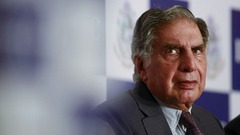 インド大物実業家ラタン・タタ氏死去　８６歳