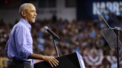 黒人男性によるトランプ氏支持、「受け入れられない」とオバマ氏