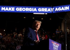 トランプ氏がジョージア州でも勝利、激戦２州を制す　ＣＮＮ予測