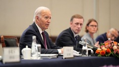 バイデン氏と習氏が最後の首脳会談　「重要な関係」を強調