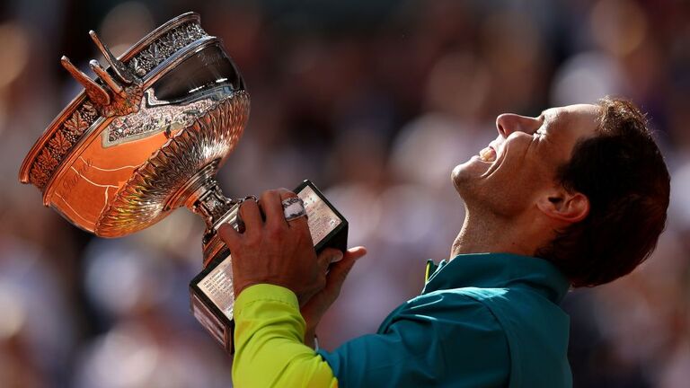２０２２年に全仏オープンで優勝した/Clive Brunskill/Getty Images