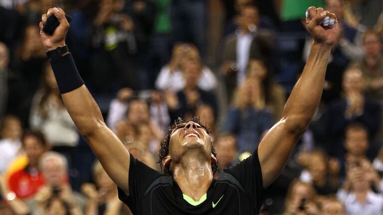 ２０１０年の全米オープン決勝で勝利したナダル/Clive Brunskill/Getty Images