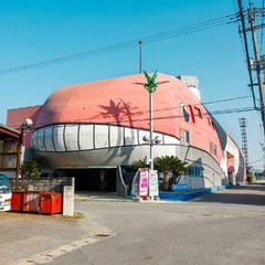 岡山市にあるクジラを模した外観の「ホテル・フェスタ・クジーラ」