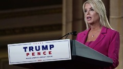トランプ氏、司法長官にボンディ氏を新たに指名　前フロリダ州司法長官