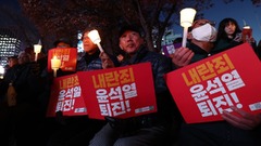 韓国戒厳令、「民主主義が簡単に脅かされることを痛感」　各地で集会