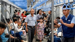 都市鉄道1号線の車内の様子＝２２日