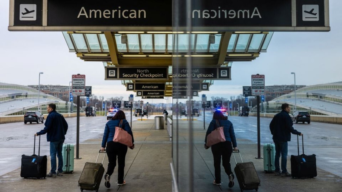 ロナルド・レーガン・ナショナル空港=24日、米ワシントンDC/Anna Rose Layden/Reuters