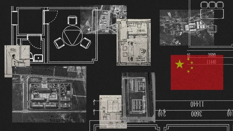 中国各地で、特殊な設備を備えた新たな収容施設の建設が相次いでいる/CNN