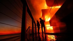 米ロス山火事、地球温暖化の影響で威力増す　研究が示唆