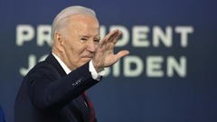 バイデン氏、伝統にのっとりトランプ氏に書簡残す