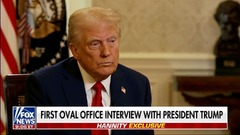 トランプ氏、「バイデン捜査」を否定せず　就任後初のＴＶインタビュー