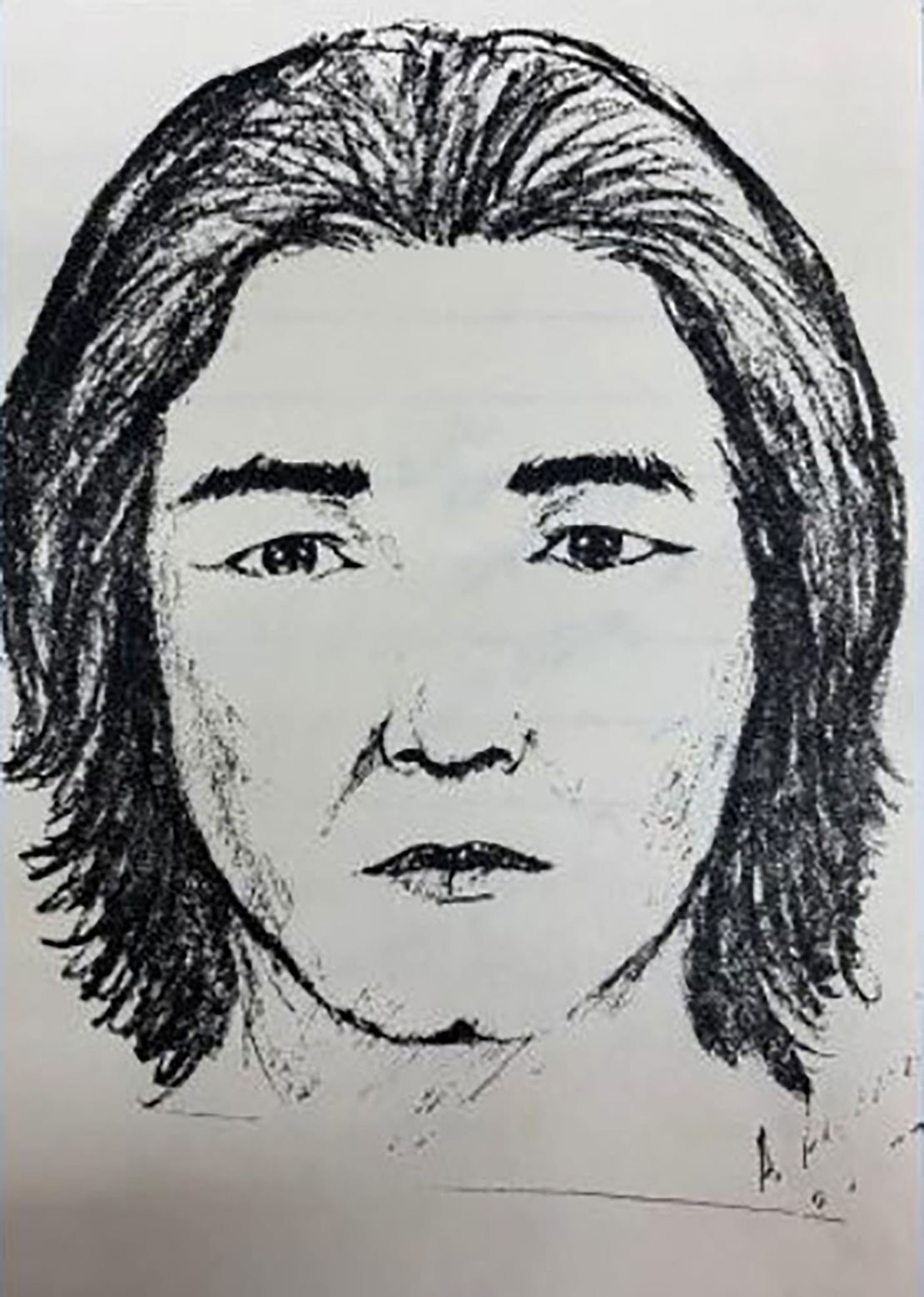 警察が1977年に公開した容疑者のスケッチ/Honolulu Police Department