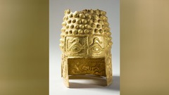 美術館のドア爆破した強盗、２５００年前の金のかぶと盗んで逃走　オランダ