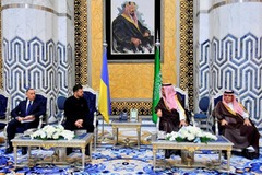 サウジ訪問のゼレンスキー氏、ムハンマド皇太子と「非常に良い会談」　大統領顧問