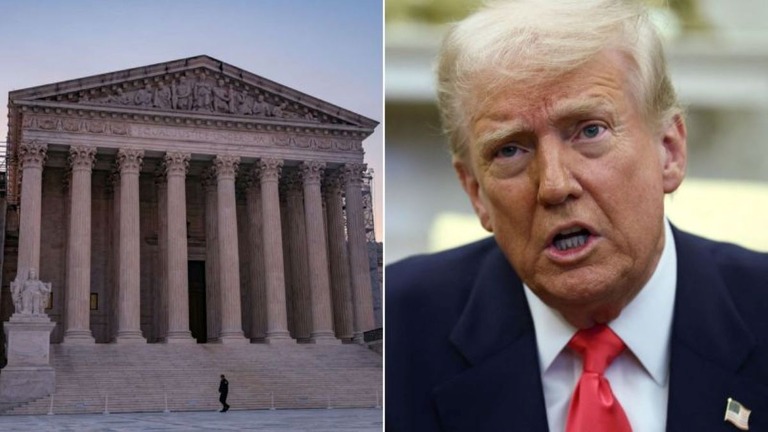 トランプ米政権が「出生地主義」を制限する大統領令を認めるよう最高裁に申し立てた/Getty Images
