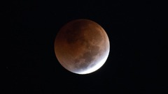 ３月の皆既月食、満月が赤く染まる「ブラッドムーン」に
