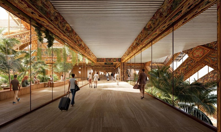 空港のデザインは内部と外部が一体と感じられることを目指している/BIG-Bjarke Ingels Group