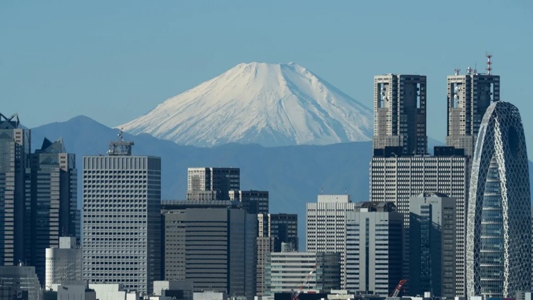 東京から見た富士山/Tomohiro Ohsumi/Getty Images