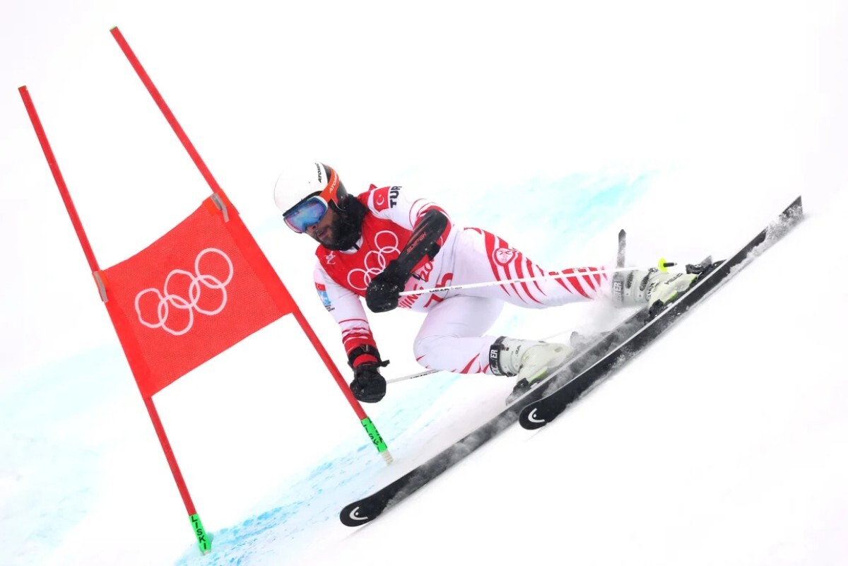 ウスタさんはトルコ代表選手として２０２２年北京冬季五輪に出場した/ Sean M. Haffey/Getty Images