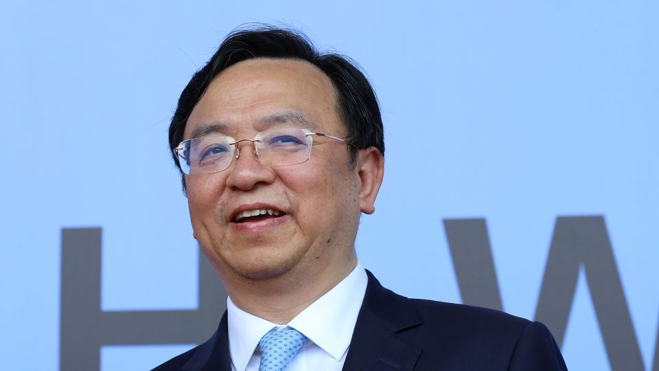 BYDの王伝福会長兼最高経営責任者(CEO)/Valeria Mongelli/Bloomberg/Getty Images
