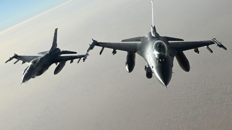 米空軍が保有するＦ１６戦闘機の２０２４年の資料写真/Staff Sgt. Jasmonet Holmes/US Air Force/File
