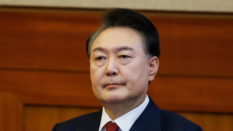 韓国憲法裁判所が尹錫悦大統領の弾劾を支持する判断を下した/SeongJoon Cho/Bloomberg/Getty Images