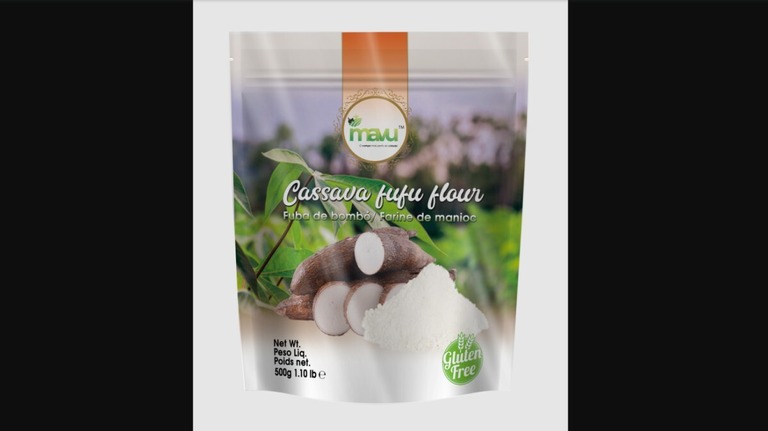 アンゴラの乾燥食品メーカー、フードケアが販売するキャッサバ粉/FoodCare