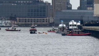 米ニューヨークのハドソン川でヘリコプターが墜落し、子ども３人を含む６人が死亡した