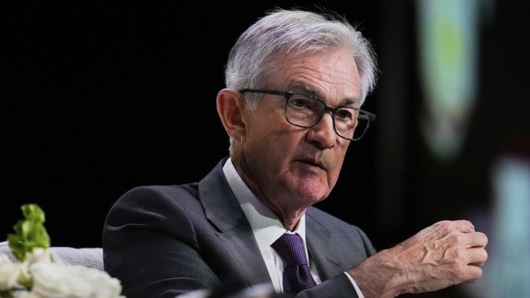 米連邦準備制度理事会（ＦＲＢ）のパウエル議長/Erin Hooley/AP