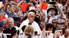 ローマ教皇死去、中国では静かな受け止め　バチカンとは複雑な関係