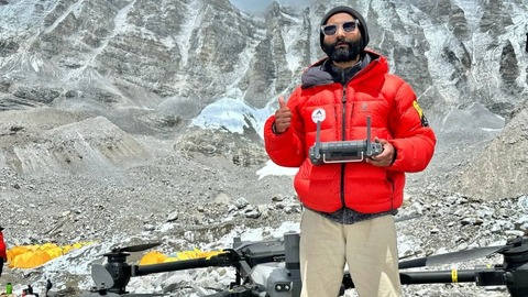エベレストでドローンが物資を運搬　登山のあり方を一変させる可能性