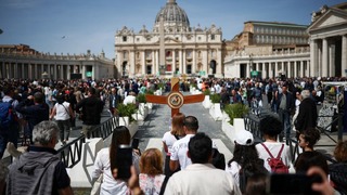 ローマ教皇フランシスコの葬儀が２６日、サンピエトロ広場で営まれる