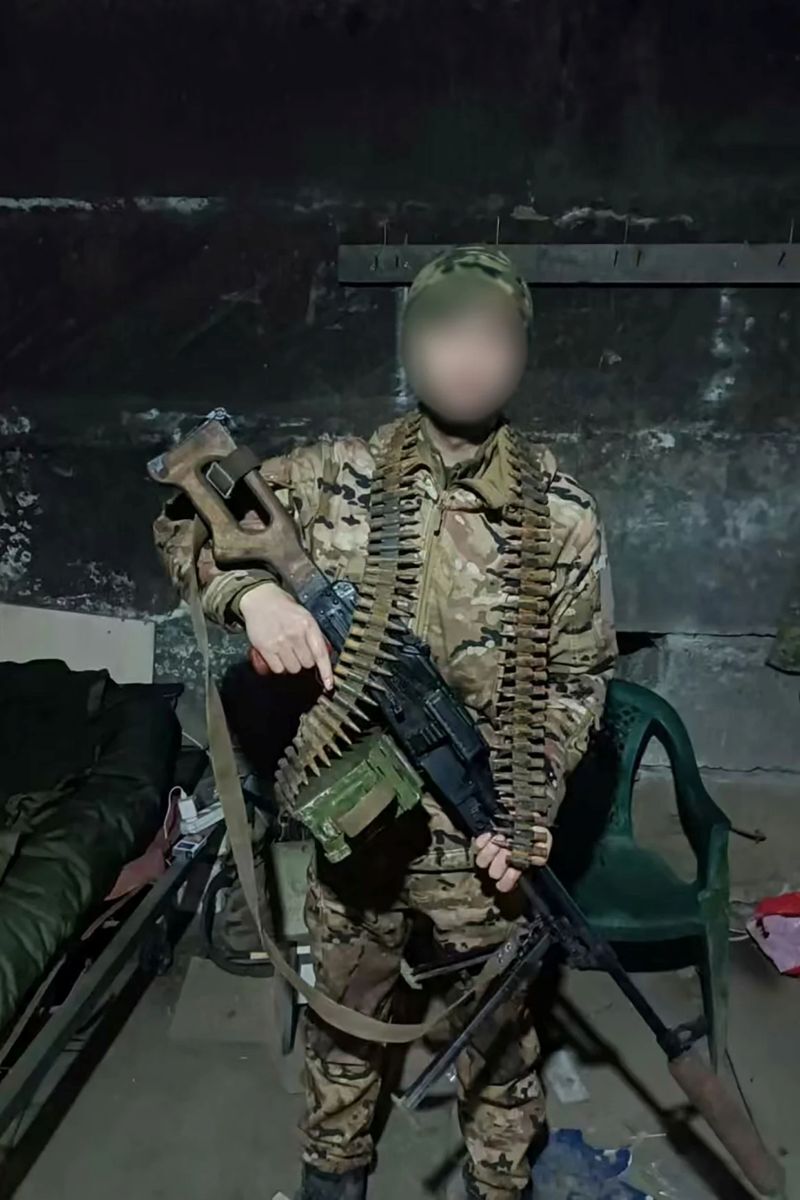 ロシア軍の兵士として戦った中国人男性/Supplied