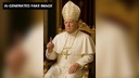 ローマ教皇に扮した生成画像、「どこから来たのか分からない」　トランプ氏